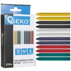 Bandenkrijt Mix Gekleurd 12 X 120 Mm - Waterbestendig Banden, Auto diversen, Autogereedschap, Ophalen of Verzenden, Nieuw
