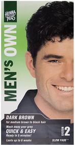 HENNA PLUS MEN'S OWN DARK BROWN HAARVERF PAK 1 STUK, Verzenden, Nieuw