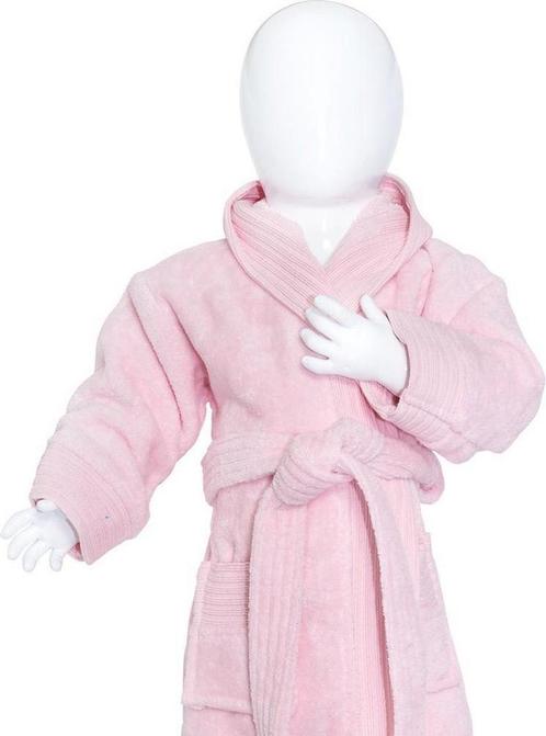 The One  - 68/74 - Badstoffen Kinderbadjas Licht Roze, Huis en Inrichting, Badkamer | Badtextiel en Accessoires, Verzenden