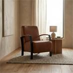 Leren fauteuil Glory, Nieuw, Ophalen of Verzenden, 50 tot 75 cm, Industrieel, Modern