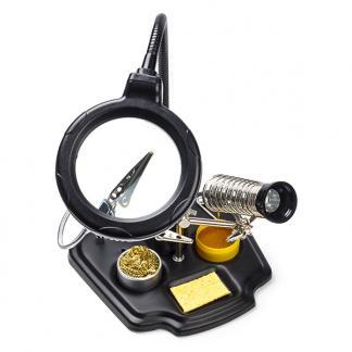 Derde hand met vergrootglas | Velleman, Doe-het-zelf en Verbouw, Gereedschap | Handgereedschap, Nieuw, Verzenden