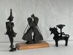 Diverse fabrikant - sculptuur, Drie Collectie Beeldjes -, Antiek en Kunst