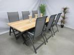 te velde tuinmeubelen tuinset vigo met lucan teak tuintafel, Nieuw