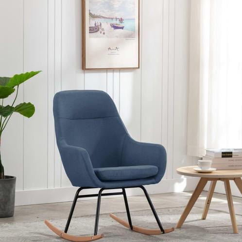 vidaXL Schommelstoel stof blauw, Kinderen en Baby's, Speelgoed | Buiten | Speeltoestellen, Nieuw, Verzenden