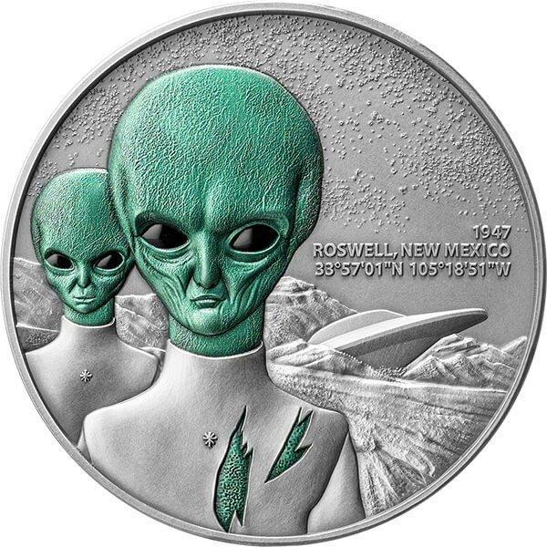 Kameroen. 2000 Francs 2024 Roswell UFO - Incident, Postzegels en Munten, Munten | Europa | Niet-Euromunten