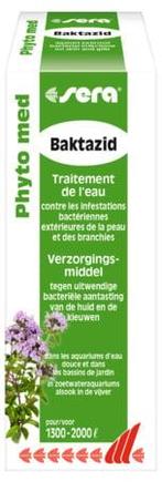 Sera Baktazid tegen bacteriële infecties 100ml - voor 1300/, Dieren en Toebehoren, Vissen | Aquaria en Toebehoren, Ophalen of Verzenden