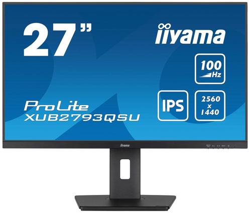 27 Iiyama ProLite XUB2793QSU-B7 WQHD/DP/HDMI/IPS (Monitors), Computers en Software, Monitoren, Nieuw, Ophalen of Verzenden