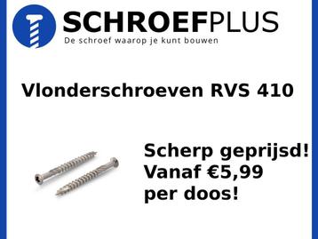 Vlonderschroeven RVS 410 - Scherp geprijsd! beschikbaar voor biedingen