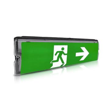 Noodverlichting 6W | opbouw | Zwart | Met Pictogrammen beschikbaar voor biedingen