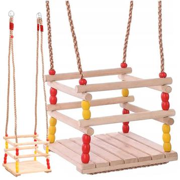 Tuinschommel Houten Schommelstoel Kinderen - Schommelzitje beschikbaar voor biedingen