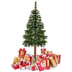 Kunstkerstboom - 180 cm - met houten stam en dennenappels