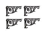 Decoratief ornament (4) - Europa - set van 4 plankendragers