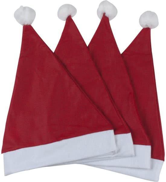 Kerstmutsen 4 stuks (Overige kerstartikelen), Diversen, Kerst, Nieuw, Ophalen of Verzenden