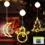 Kerstverlichting Raam Kerstboom + Sneeuwpop met Twee Armen +, Diversen, Kerst, Verzenden, Nieuw