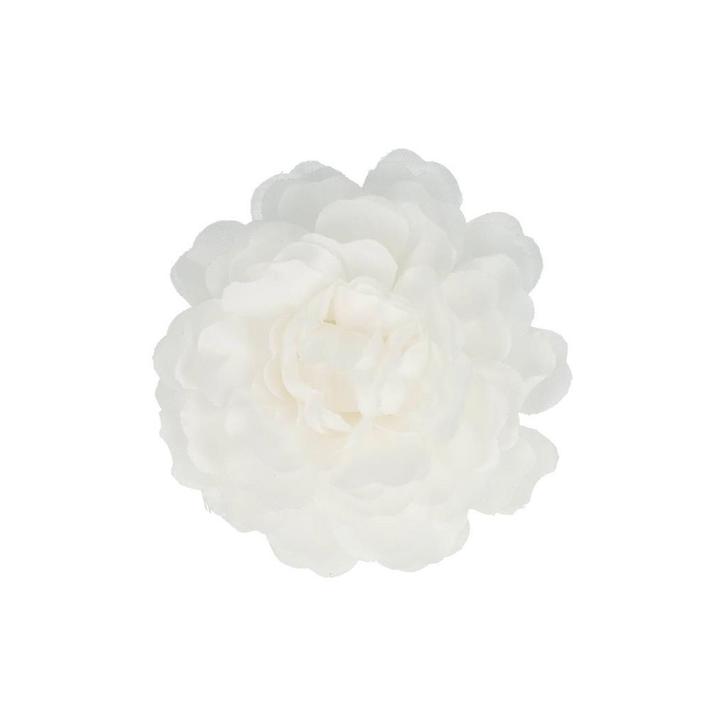 Haarspeld Duckklem 5cm – Haarbloem – Wit, Sieraden, Tassen en Uiterlijk, Uiterlijk | Haarverzorging