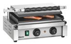 Bartscher Paninigrill-T 1 G | Glad | Grillplaten Gietijzer/G, Ophalen of Verzenden, Nieuw in verpakking