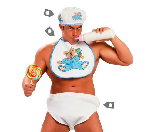 Baby Set 3 delig, Kleding | Heren, Carnavalskleding en Feestkleding, Nieuw, Verzenden