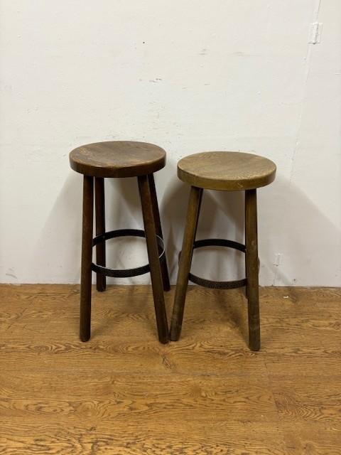 Set Gebruikte Barkrukken - K901 Vintage/Café, Huis en Inrichting, Barkrukken, Ophalen