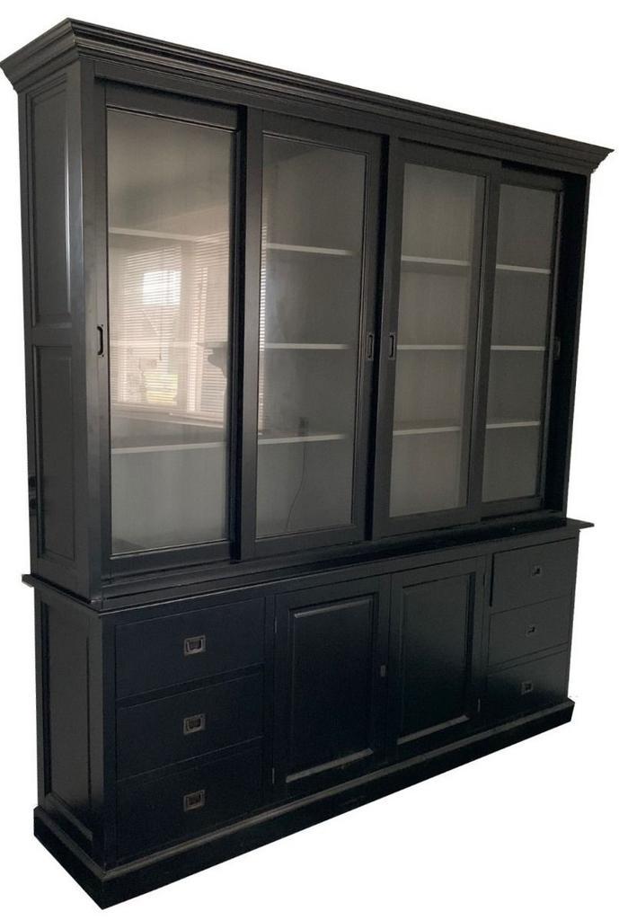 Buffetkast zwart – grijs Lopik 240 x 240cm, Huis en Inrichting, Kasten | Buffetkasten, Ophalen of Verzenden