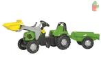 Rolly Toys Deutz Met Voorlader En Aanhanger (Traptrekkers), Kinderen en Baby's, Speelgoed | Buiten | Voertuigen en Loopfietsen