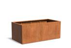 Cortenstaal plantenbak CARREZ 200x100x80cm.