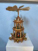 Kerststal Handmade, - Hout - Kerstpiramide, Antiek en Kunst