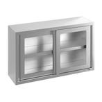 GGM Gastro | RVS wandkast - 1000x400mm - met | WSI108, Verzenden, Nieuw in verpakking, Meubilair