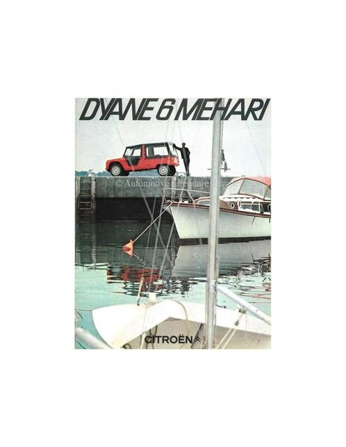 1969 CITROEN DYANE 6 MEHARI BROCHURE NEDERLANDS, Boeken, Auto's | Folders en Tijdschriften