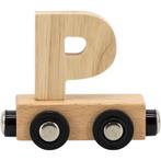 Houten lettertrein in naturel hout – losse letter P om de., Kinderen en Baby's, Ophalen of Verzenden, Nieuw