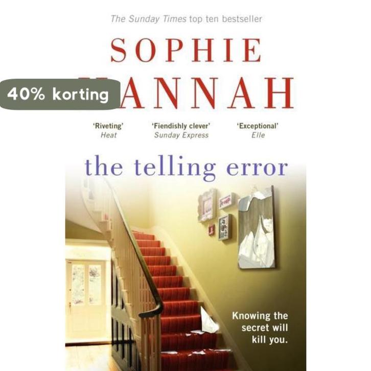 The Telling Error 9781444736762 Sophie Hannah, Boeken, Taal | Engels, Gelezen, Verzenden