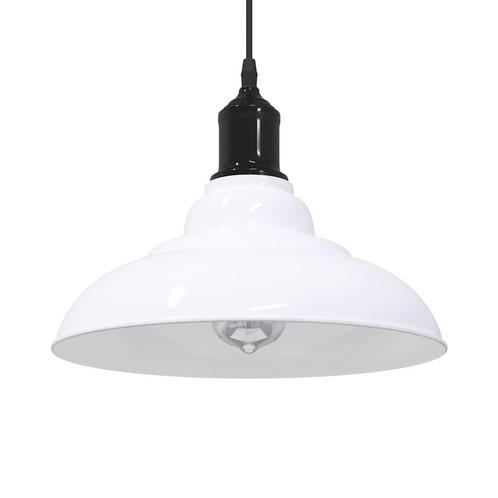 vidaXL Hanglamp in hoogte verstelbaar E27 Ø31 cm metaal, Huis en Inrichting, Lampen | Overige, Nieuw, Verzenden
