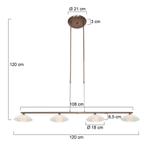 Steinhauer hanglamp Sovereign classic 2743BR Tweede Kans, Ophalen, Klassiek, Zo goed als nieuw, Metaal