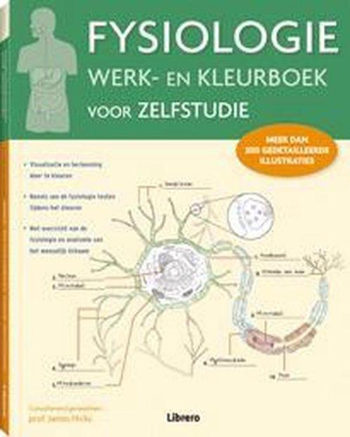 fysiologie werk en kleurboek, Boeken, Wetenschap, Zo goed als nieuw, Verzenden