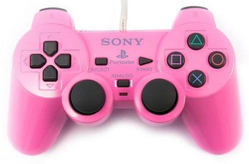 Sony Playstation 2 DualShock 2 Controller - Roze, Spelcomputers en Games, Spelcomputers | Sony PlayStation Consoles | Accessoires