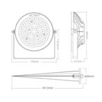 Milight WIFI Led tuinspot RGBWW - 15 Watt, Kunststof, Verzenden, Minder dan 50 watt, Nieuw