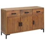 Dressoir Grenenhout Bruin 110cm - Retourdeal - 40% Korting!, Ophalen of Verzenden, Gebruikt, 25 tot 50 cm, 100 tot 150 cm