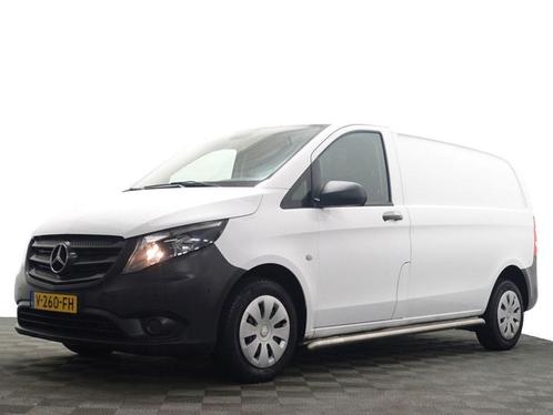 Zakelijke Lease |  Mercedes-Benz Vito 114 CDI Euro 6 Lang Au, Auto's, Bestelauto's, Dealer onderhouden, Lease, Zwart, Automaat