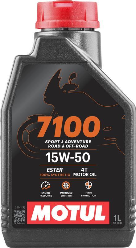 Motul 7100 motorolie 4t 15w50 100% synthetisch 1 liter, Motoren, Onderdelen | Merk-onafhankelijk, Ophalen of Verzenden