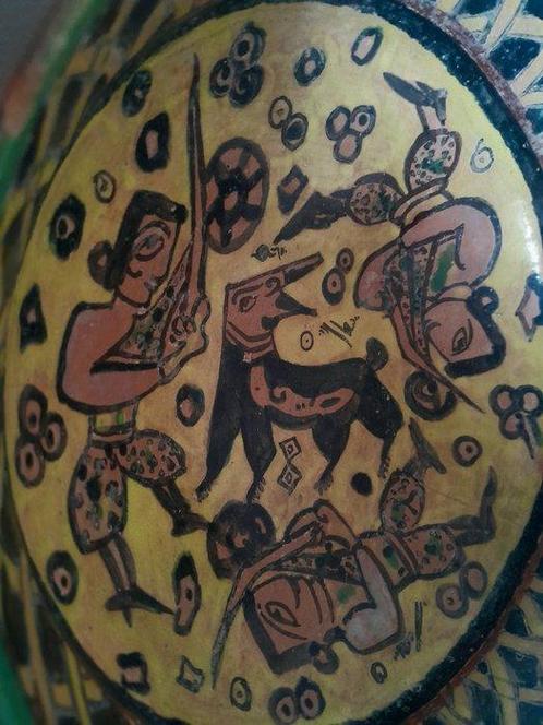 Groot Bol Nishapur Buffware - 10e eeuw, Antiek en Kunst, Kunst | Niet-Westerse kunst