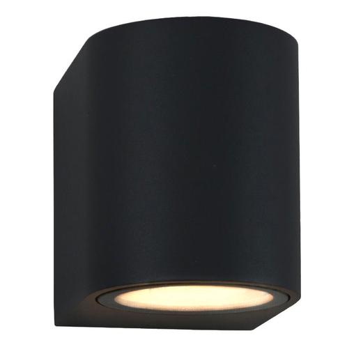 Moderne buitenlamp zwart, Corina, IP44, Tuin en Terras, Buitenverlichting, Wandlamp, Nieuw, Glas, Ophalen of Verzenden