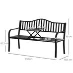 TRUUSK Tuinbank Met Uitschuifbare Tafel Voor 2-3 Personen, M, Tuin en Terras, Tuinbanken, Verzenden, Nieuw