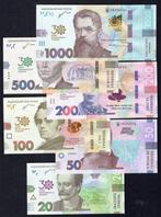 Oekraïne. - 20, 50, 100, 200, 500, 1000 Hryven - 2021