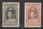 Postzegels Ned. Indie 1923 Jubileum NR.165-166   (1473), Verzenden, Postfris, Nederlands-Indië