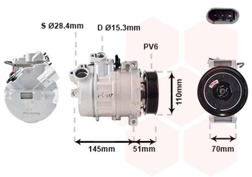 AIRCO COMPRESSOR VOOR BMW 1 E81/E82E/E87/E88 2004-2013, Auto-onderdelen, Airco en Verwarming, Nieuw, Ophalen of Verzenden