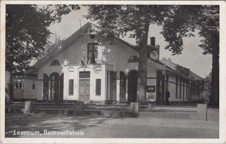 LEERSUM - Gemeentehuis, Verzamelen, Ansichtkaarten | Nederland, Verzenden