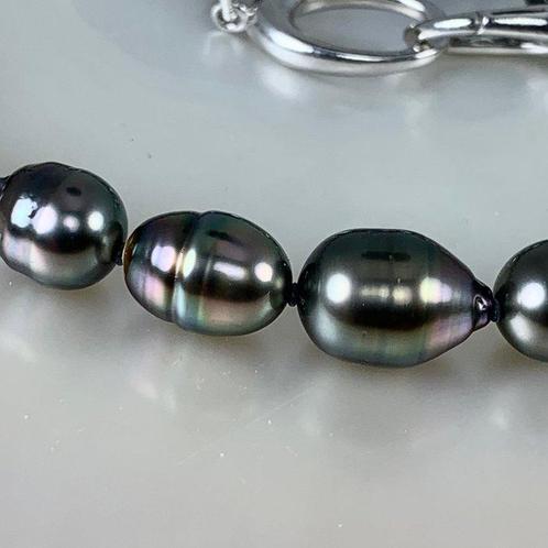Halsketting Zilver Parel - Tahiti multi Ø9,1x11,10MM, Sieraden, Tassen en Uiterlijk, Kettingen