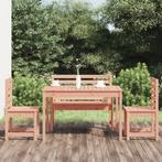 vidaXL 4-delige Tuinset massief douglashout, Tuin en Terras, Tuinsets en Loungesets, Verzenden, Nieuw, 4 zitplaatsen, Tuinset
