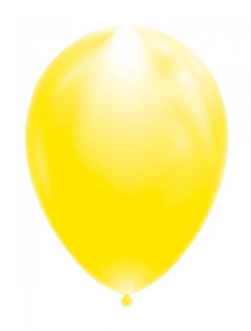 LED Ballonnen Geel (5st), Hobby en Vrije tijd, Feestartikelen, Nieuw, Ophalen of Verzenden