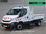 Iveco Daily 35C16 Open Laadbak met Kraan Dubbellucht 3,5t Tr, Stof, Gebruikt, Euro 6, Iveco