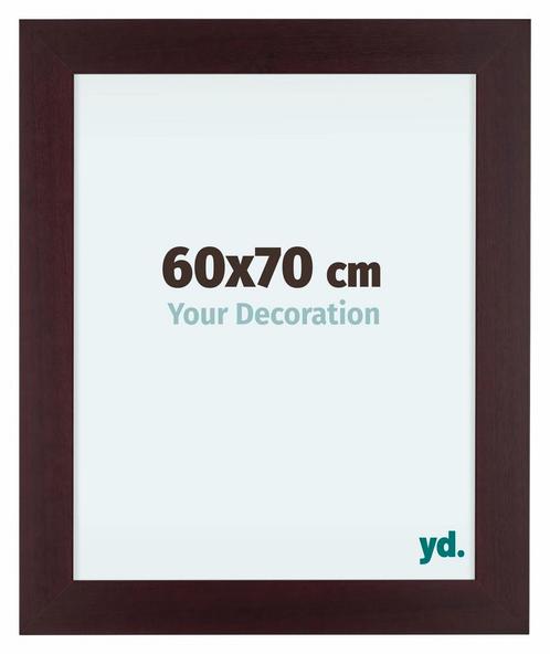 Fotolijst 60x70 cm - Mahonie - Hout - Dover, Huis en Inrichting, Woonaccessoires | Lijsten, Nieuw, Verzenden